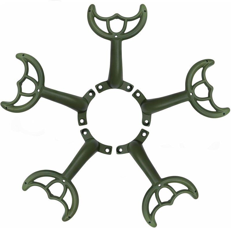 GHYTRIGEN 5 Pcs 52’’Ceiling Fan Blades Arms Replacement,Ceiling Fan Blades Arms Replacement Parts Mounting Bracket Kit for Replacing The Worn Fan Blades,Keep The Balance and Good Performance (Green) - Image 1